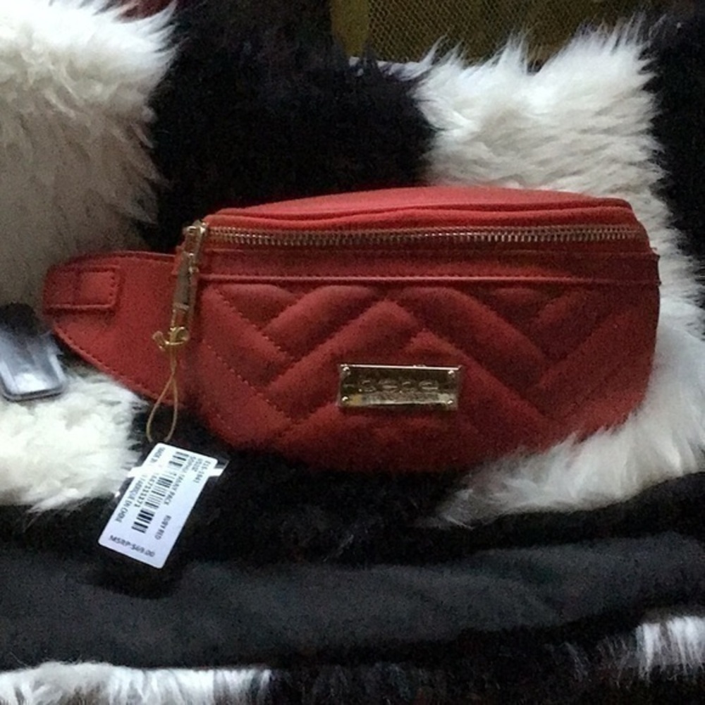 RED new Bebe belt funny pack
